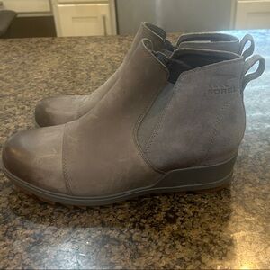 Sorel Women's Gray Ankle Booties
